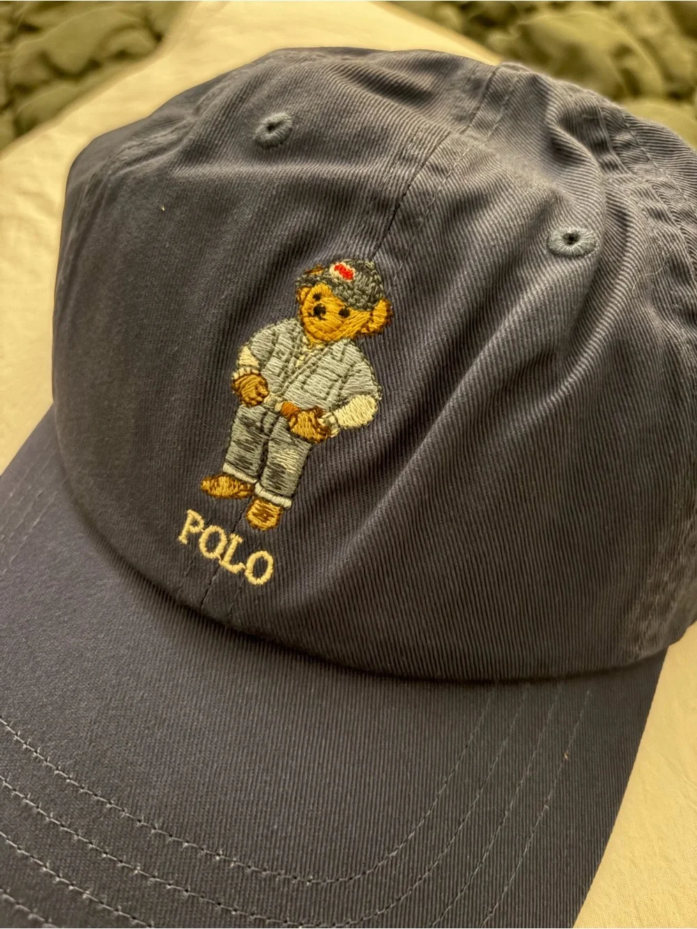 Ralph Lauren Polo Bear Hat | Light Navy Blue | New with Tags